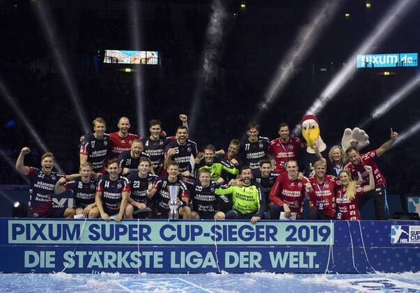 SG Flensburg-Handewitt vs. THW Kiel Fixum Super Cup 2019, 21.8.2019 SG Flensburg-Handewitt vs. THW Kiel Sieger SG Flensburg-Handewitt