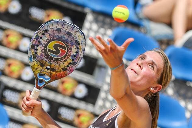 Sophie Schmidt, Beach Tennis, Deutsche Meisterschaften und ITF Beach Tennis Saarlouis 2019, Kleiner Markt in Saarlouis, 22.08.2019,