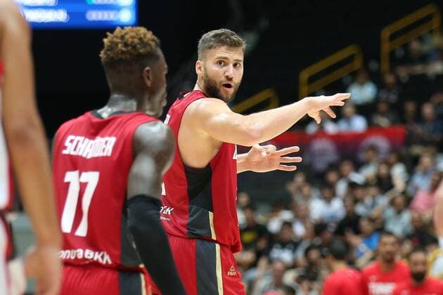 Maximilian Kleber 24 (Deutschland, Dallas Mavericks, NBA, Basketball Herren, USA , Deutschland vs. Tunesien, Basketball, Testspiel, FIBA World Cup 2019, 23.08.2019 Saitama Tokio Japan