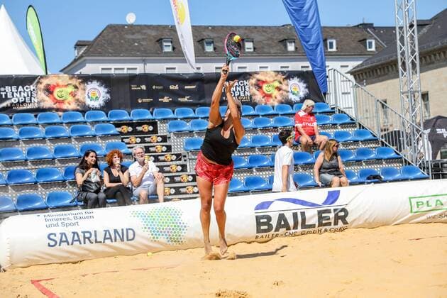 Margarete PELSTER, Beach Tennis, Deutsche Meisterschaften und ITF Beach Tennis Saarlouis 2019, Kleiner Markt in Saarlouis, 23.08.2019,