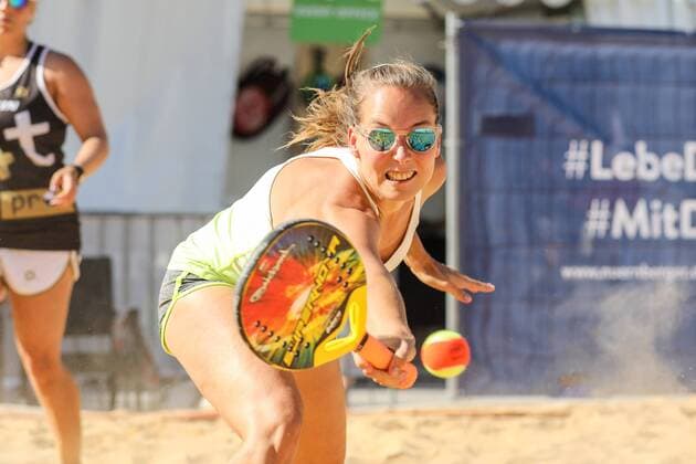 Louisa SCHLOUSSEN, Beach Tennis, Deutsche Meisterschaften und ITF Beach Tennis Saarlouis 2019, Kleiner Markt in Saarlouis, 23.08.2019,