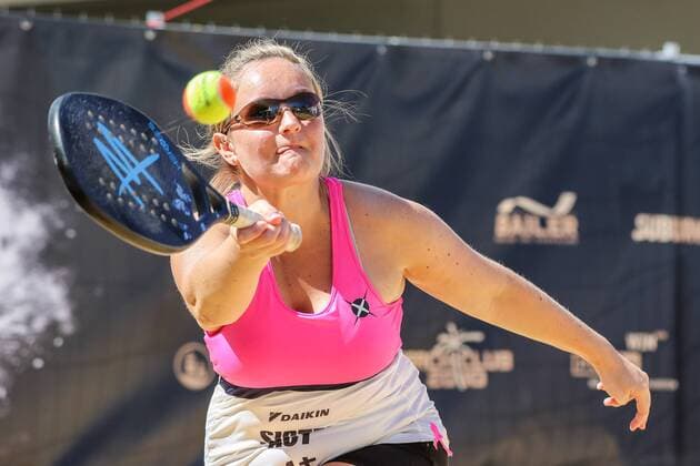 Annika BIGLMAIER, Beach Tennis, Deutsche Meisterschaften und ITF Beach Tennis Saarlouis 2019, Kleiner Markt in Saarlouis, 23.08.2019,