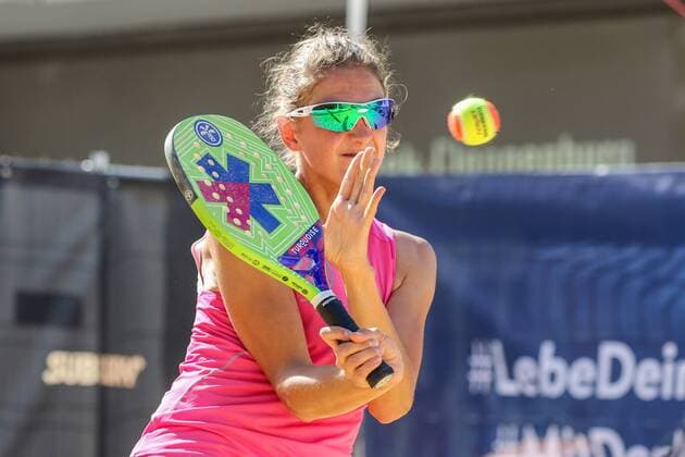 Sarah-Kristin FRICKE, Beach Tennis, Deutsche Meisterschaften und ITF Beach Tennis Saarlouis 2019, Kleiner Markt in Saarlouis, 23.08.2019,