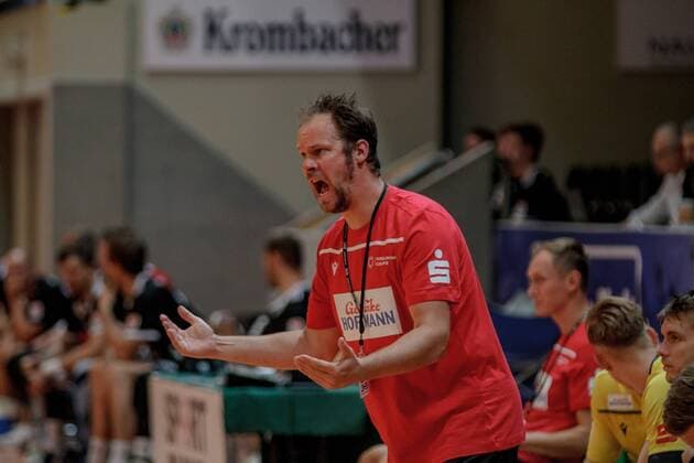 3. HBL Nord West, VFL Eintracht Hagen - HSG Bergische Panther, Hagen, 23.8.2019 Ulli Kriebel (Head Coach Eintracht Hagen), VFL Eintracht Hagen - HSG Bergische Panther am 23.8.2019 in der Krollmann Arena, Hagen Copyright: xBEAUTIFULxSPORTS MarcxJungex