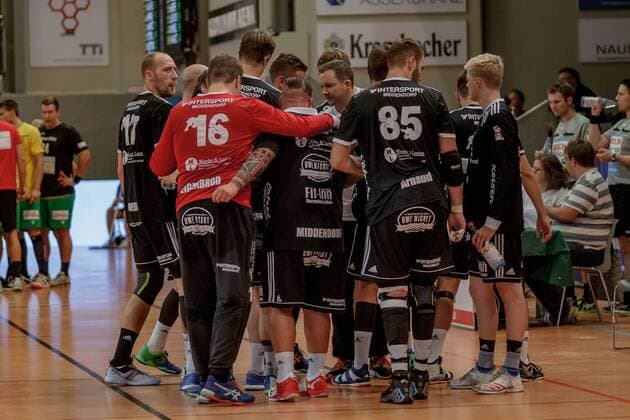 3. HBL Nord West, VFL Eintracht Hagen - HSG Bergische Panther, Hagen, 23.8.2019 Team Bergische Panther, VFL Eintracht Hagen - HSG Bergische Panther am 23.8.2019 in der Krollmann Arena, Hagen Copyright: xBEAUTIFULxSPORTS MarcxJungex