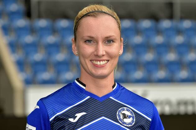 07-08-2019 pmk NB146870 Fussball Frauen 2.Bundesliga Saison 2019 2020 DSC Arminia Bielefeld Frauen Fototermin Grit BENDER (13) Bielefeld