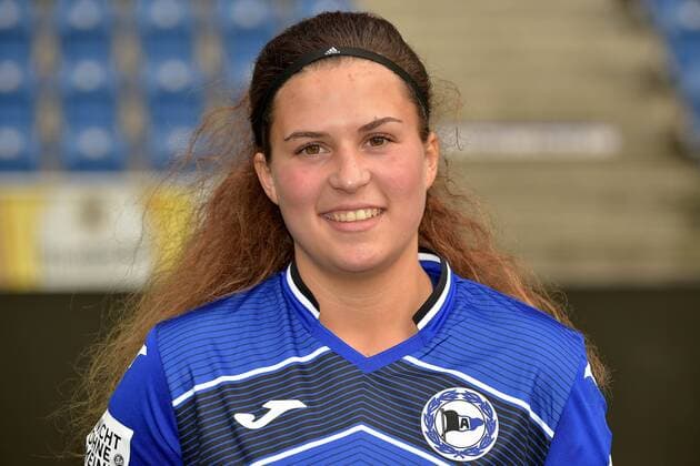 07-08-2019 pmk NB146876 Fussball Frauen 2.Bundesliga Saison 2019 2020 DSC Arminia Bielefeld Frauen Fototermin Chantal CAMPOS CHAVERO (20) Bielefeld