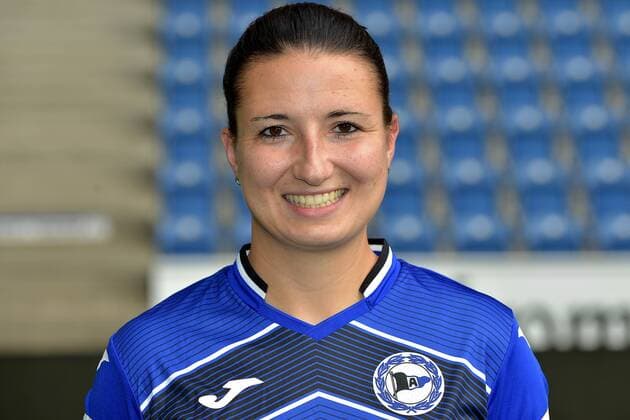 07-08-2019 pmk NB146863 Fussball Frauen 2.Bundesliga Saison 2019 2020 DSC Arminia Bielefeld Frauen Fototermin Tanja GRUENHELD (04) Bielefeld