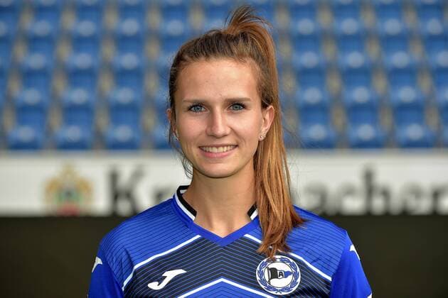 07-08-2019 pmk NB146865 Fussball Frauen 2.Bundesliga Saison 2019 2020 DSC Arminia Bielefeld Frauen Fototermin Annabel JAEGER (07) Bielefeld