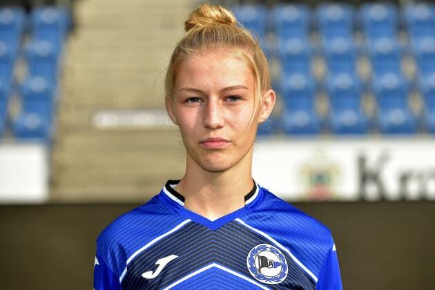 07-08-2019 pmk NB146880 Fussball Frauen 2.Bundesliga Saison 2019 2020 DSC Arminia Bielefeld Frauen Fototermin Sophie KRALL (25) Bielefeld