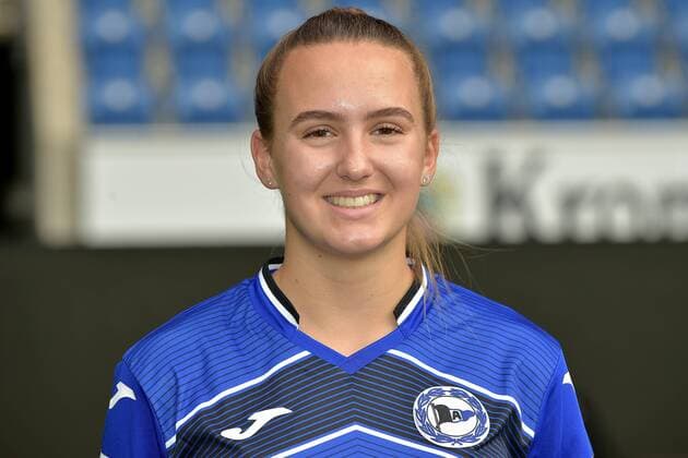 07-08-2019 pmk NB146873 Fussball Frauen 2.Bundesliga Saison 2019 2020 DSC Arminia Bielefeld Frauen Fototermin Joana WEBER (17) Bielefeld