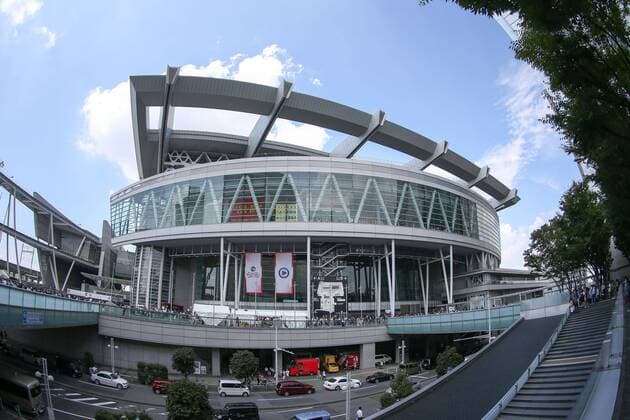 Aussenansicht der Super Arena, Japan vs. Deutschland, Basketball, Testspiel, FIBA World Cup 2019, 24.08.2019 Saitama Tokio Japan