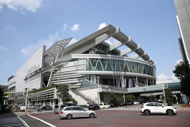 Aussenansicht der Super Arena, Japan vs. Deutschland, Basketball, Testspiel, FIBA World Cup 2019, 24.08.2019 Saitama Tokio Japan