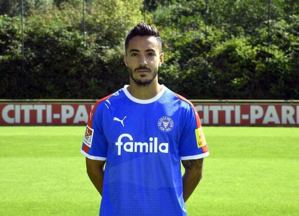 Salim Khelifi; Holstein Kiel; 2. BL, Porträttermin 2019 2020, Fußball, Männer, 24.08.19 Kiel NLZ Projendorf Kiel Germany