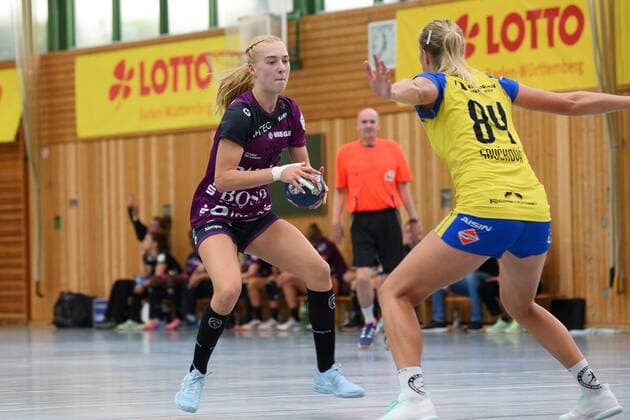 Rebecca Rott (TusSies Metzingen 14) DHB, Handbal, Frauen, Vorbereitung , Turnier , Lotto-Cup, Ludwigsburg, 24.08.2019, Foto:TBaur Eibner 28. Internationales Damen Handballturnier Lotto-Cup Ludwigsburg Copyright: xEIBNER TobiasxBaurx EP_TBR
