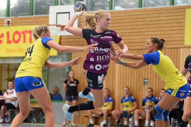 Rebecca Rott (TusSies Metzingen 14) DHB, Handbal, Frauen, Vorbereitung , Turnier , Lotto-Cup, Ludwigsburg, 24.08.2019, Foto:TBaur Eibner 28. Internationales Damen Handballturnier Lotto-Cup Ludwigsburg Copyright: xEIBNER TobiasxBaurx EP_TBR