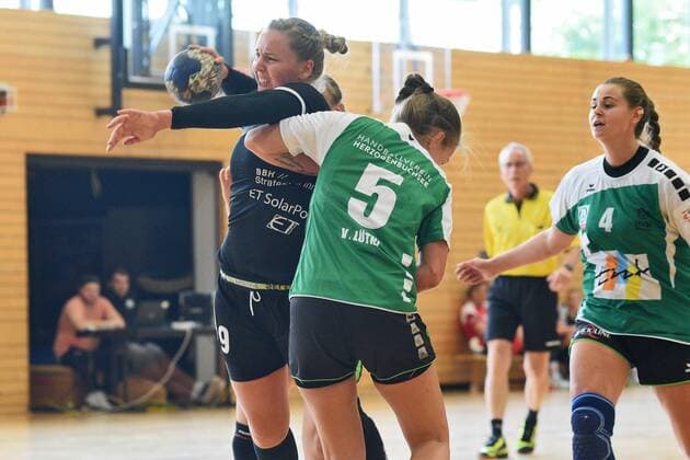 Lena Feiniler (Kurpfalz Baeren 9) DHB, Handbal, Frauen, Vorbereitung , Turnier , Lotto-Cup, Ludwigsburg, 24.08.2019, Foto:TBaur Eibner 28. Internationales Damen Handballturnier Lotto-Cup Ludwigsburg Copyright: xEIBNER TobiasxBaurx EP_TBR