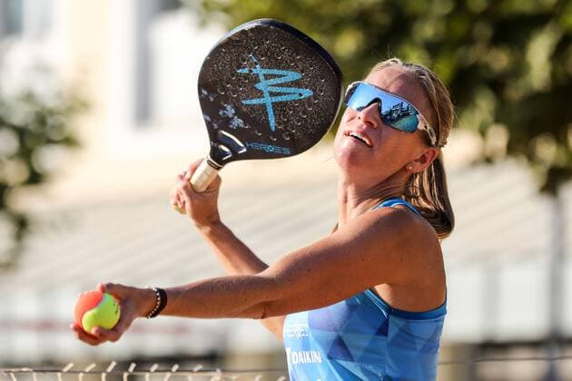 Mareike BIGLMAER (GER), ITF Beach Tennis Open Saarlouis 2019, Kleiner Markt in Saarlouis, 24.08.2019,