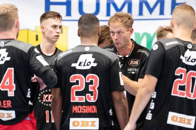 24.08.2019 - Handball - Saison 2019 2020 - 3. Liga: HC Erlangen HCE U23 - TV Hochdorf - ThHa - Tobias Wannenmacher (Trainer HC Erlangen II )