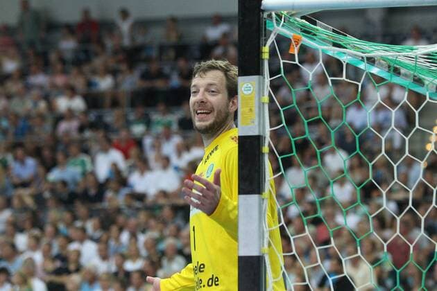 SC DHfK Leipzig vs. Fuechse Berlin, Liqui Moly HBL, 25.08.19 Handball, 1. Bundesliga, Saison 2019 2020, 1. Spieltag: SC DHfK Leipzig vs. Fuechse Berlin am 25.08.19 in der Arena Leipzig. Im Bild: Torwart Jens VORTMANN ( 1, SC DHfK Leipzig) Copyright: xBEAUTIFULxSPORTS JanxKaeferx