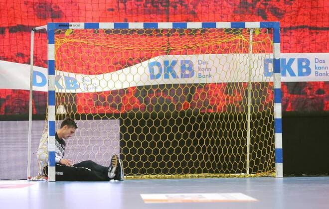 BAU 25.08.2019 Bietigheim Handball SG BBM Bietigheim vs. ASV Hamm-Westfalen, Jonas Maier (BBM) enttäuscht