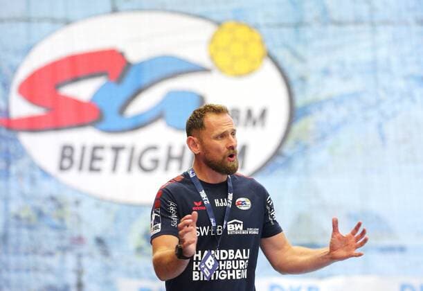 BAU 25.08.2019 Bietigheim Handball SG BBM Bietigheim vs. ASV Hamm-Westfalen, Trainer Hannes Jon Jonsson (BBM) enttäuscht