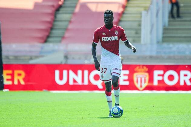 Benoit Badiashile (AS Monaco) FOOTBALL : AS Monaco vs Nimes Olympique - Ligue1 conforame - Monaco - 25 08 2019 NorbertScanella PanoramiC 