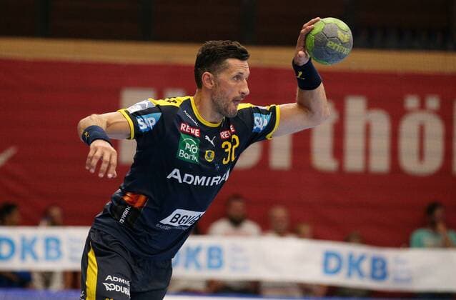 Handball, 1. Bundesliga: Die Eulen Ludwigshafen - Rhein-Neckar-Löwen, 1. Spieltag am 25.08.2019, Saison 2019 20, ZmdZ, Alexander Petersson (32, Rhein Neckar Löwen), Die Eulen Ludwigshafen - Rhein-Neckar-Löwen