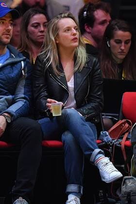 BASKETBALL CANADA USA, Actor Elisabeth Moss is seen during during the Pre-FIBA World Cup series match between Canada and the USA at Qudos Bank Arena in Sydney, Monday, August 26, 2019. ( NO ARCHIVING, EDITORIAL USE ONLY, NO USE IN BOOKS WITHOUT CONSENT SYDNEY NSW AUSTRALIA  Copyright: xDEANxLEWINSx 20190826001415009554