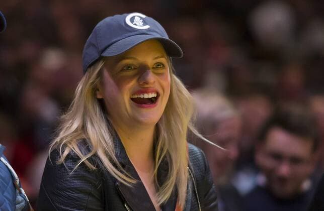 BASKETBALL CANADA USA, Actress Elisabeth Moss looks on during the Pre-FIBA World Cup series match between Canada and the USA at Qudos Bank Arena in Sydney, Monday, August 26, 2019. ( NO ARCHIVING, EDITORIAL USE ONLY, NO USE IN BOOKS WITHOUT CONSENT SYDNEY NSW AUSTRALIA  Copyright: xCRAIGxGOLDINGx 20190827001415110820