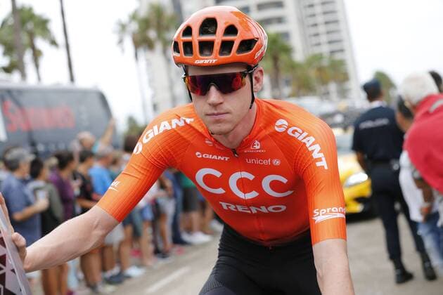 Belgian Nathan Van Hooydonck of CCC Team pictured at the fourth stage of the 2019 edition of the Vuelta a Espana , Tour of Spain cycling race, 175,5km from Cullera to El Puig, Spain, Tuesday 27 August 2019. YUZURUxSUNADA  x05650031x