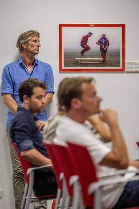Sport Bilder des Tages 27-08-2019 VOETBAL: TRAINING EN PERSCONFERENTIE AJAX: AMSTERDAM Edwin van der Sar Foto: SCS Michel Utrecht xVIxVIxImagesx xSoenarxChamidxsportfotografiexIVx 201314499