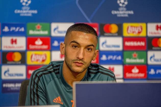 27-08-2019 VOETBAL: TRAINING EN PERSCONFERENTIE AJAX: AMSTERDAM Hakim Ziyech (Ajax) Foto: SCS Michel Utrecht xVIxVIxImagesx xSoenarxChamidxsportfotografiexIVx 201314536