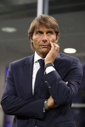 Antonio Conte Head coach of Inter during the Serie A match at Giuseppe Meazza, Milan. Picture date: 26th August 2019. Picture credit should read: Jonathan Moscrop Sportimage EDITORIAL USE ONLY. No use with unauthorised audio, video, data, fixture lists, club league logos or live services. Online in-match use limited to 120 images, no video emulation. No use in betting, games or single club league player publications. SPI-0169-0233