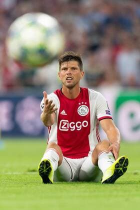 Amsterdam, Netherlands, 28.08.2019, UEFA Champions League, Play-off, Ajax Amsterdam - APOEL Nikosia, Klaas-Jan Huntelaar (Ajax) Schaut, looks on ( Amsterdam Netherlands eu-images-01061008744