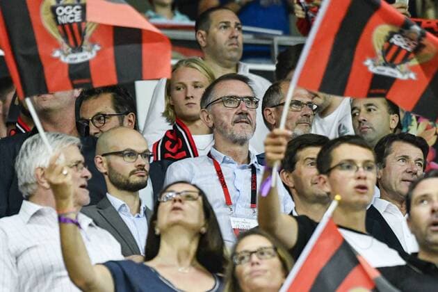 Bob Ratcliffe (CEO de l OGC Nice) FOOTBALL : OGC Nice vs Olympique de Marseille - Ligue 1 Conforama - Nice - 28 08 2019 NorbertScanella PanoramiC 
