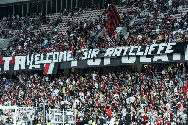 Supporters de l OGC Nice FOOTBALL : OGC Nice vs Olympique de Marseille - Ligue 1 Conforama - Nice - 28 08 2019 NorbertScanella PanoramiC 