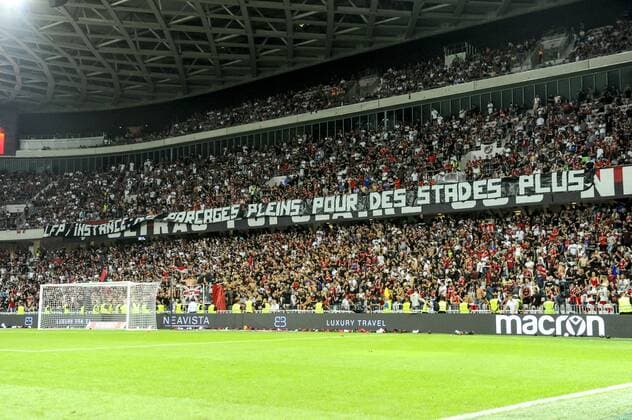 Supporters de l OGC Nice FOOTBALL : OGC Nice vs Olympique de Marseille - Ligue 1 Conforama - Nice - 28 08 2019 NorbertScanella PanoramiC 