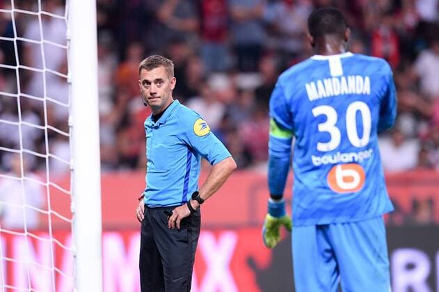 CLEMENT TURPIN (ARBITRE) FOOTBALL : Nice vs Marseille - Ligue 1 Conforama - 28 08 2019 FEP Panoramic 