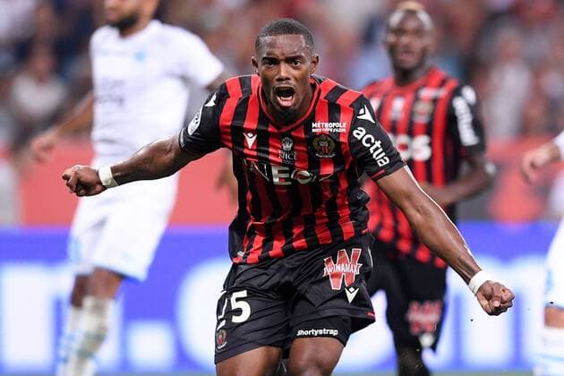 JOIE - 25 WYLAN CYPRIEN (NICE) FOOTBALL : Nice vs Marseille - Ligue 1 Conforama - 28 08 2019 FEP Panoramic 
