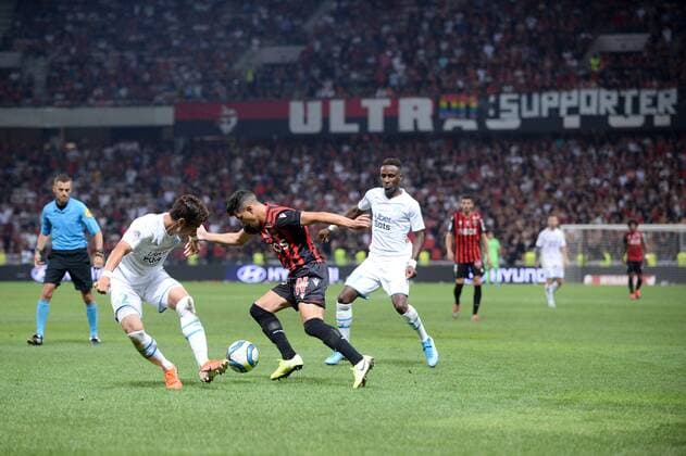 Sport Bilder des Tages 20 YOUCEF ATAL (NICE) FOOTBALL : Nice vs Marseille - Ligue 1 Conforama - 28 08 2019 FEP Panoramic 