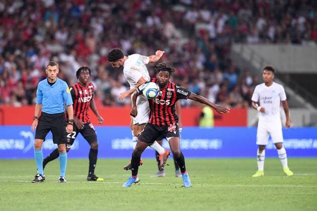 05 ADRIEN TAMEZE (NICE) FOOTBALL : Nice vs Marseille - Ligue 1 Conforama - 28 08 2019 FEP Panoramic 