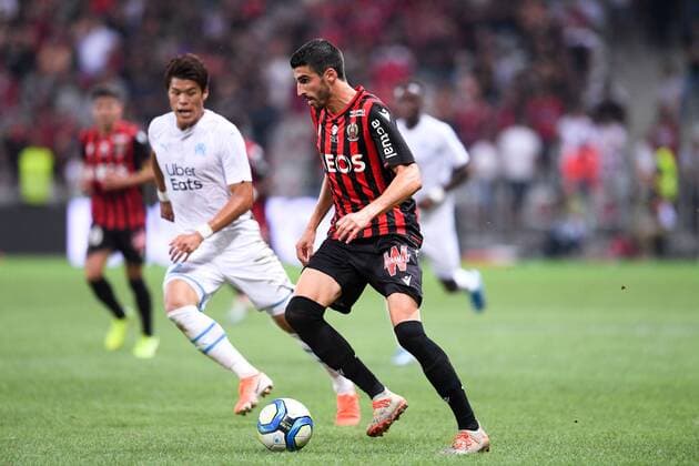 08 PIERRE LEES MELOU (NICE) FOOTBALL : Nice vs Marseille - Ligue 1 Conforama - 28 08 2019 FEP Panoramic 