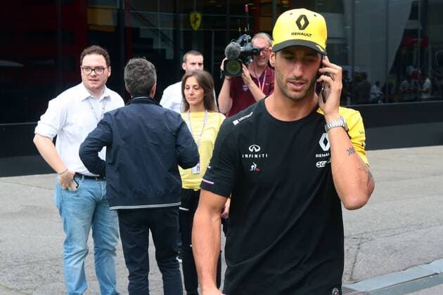 Photo4 LaPresse 29 08 2019 Spa Francorchamps, Belgio Grand Prix Formula One Belgio 2019 In the pic: Daniel Ricciardo (AUS) Renault Sport F1 Team RS19  Copyright: xPhoto4 LaPressex