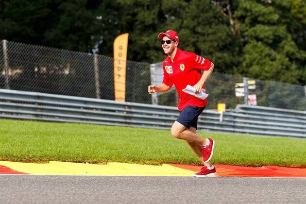 FORMULA 1 2019 JOHNNIE WALKER BELGIAN GRAND PRIX, 29.08 - 01.09.2019 29.08.2019, Circuit de Spa-Francorchamps, Spa-Franchorchamps, FORMULA 1 2019 JOHNNIE WALKER BELGIAN GRAND PRIX, 29.08 - 01.09.2019 , im Bild Sebastian Vettel (GER 5), Scuderia Ferrari Mission Winnow rennt die Eau Rouge hinauf