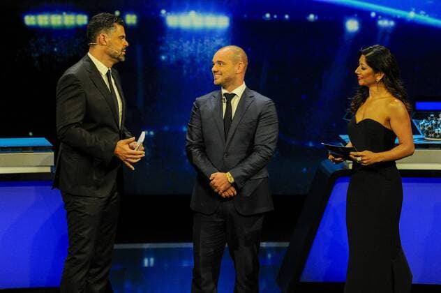 Fußball, Champions League, Gruppen-Auslosung in Monaco Wesley Sneijder FOOTBALL : UEFA Draw - Champion s League - Monaco - 29 08 2019 NorbertScanella PanoramiC 