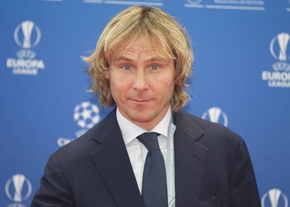 Monaco, Monte Carlo - August 29, 2019: UEFA Champions League Group Stage Draw and Player of the Year Awards, Season Kick Off 2019-2020 with Juventus Vice Chairman Pavel Nedved 2019 2020 UEFA Champions League Group Stage Draw in Monaco