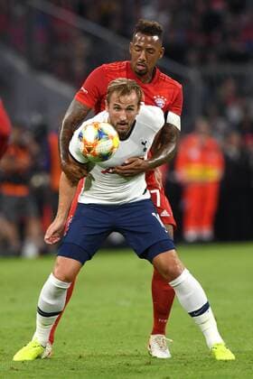 HARRY KANE of Tottenham Hotspur, JEROME BOATENG of Bayern Munich, Audi Cup 2019, Bayern Munich vs Tottenham Hotspur 5-6 apk, Munich - DE 2019-20 AUDI CUP 2019 BAYERN MONACO-TOTTENHAM HOTSPUR 5-6 dcr