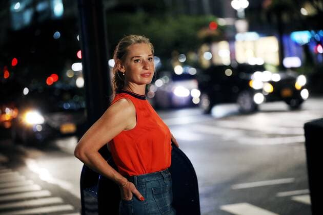 TENNIS - WTA, Tennis Damen US Open 2019 NEW YORK CITY,NEW YORK,USA,30.AUG.19 - TENNIS - WTA Tour, US Open, Grand Slam, Flushing Meadows, photo shooting with Barbara Schett-Eagle. Image shows Barbara Schett-Eagle. GEPAxpictures xMatthiasxHauer