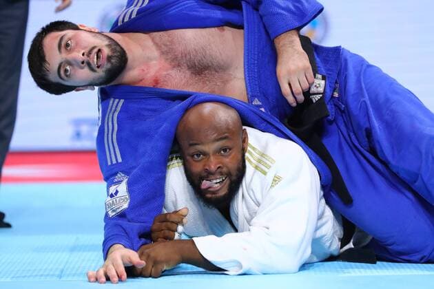 Bilder des Jahres 2019, Sport 08 August (Top-Bottom) Niyaz Ilyasov (RUS), Jorge Fonseca (POR), AUGUST 30, 2019 -Judo : World Judo Championships Tokyo 2019 Men s -100kg final at Nippon Budokan, Tokyo, Japan. NOxTHIRDxPARTYxSALES.  (110967663)